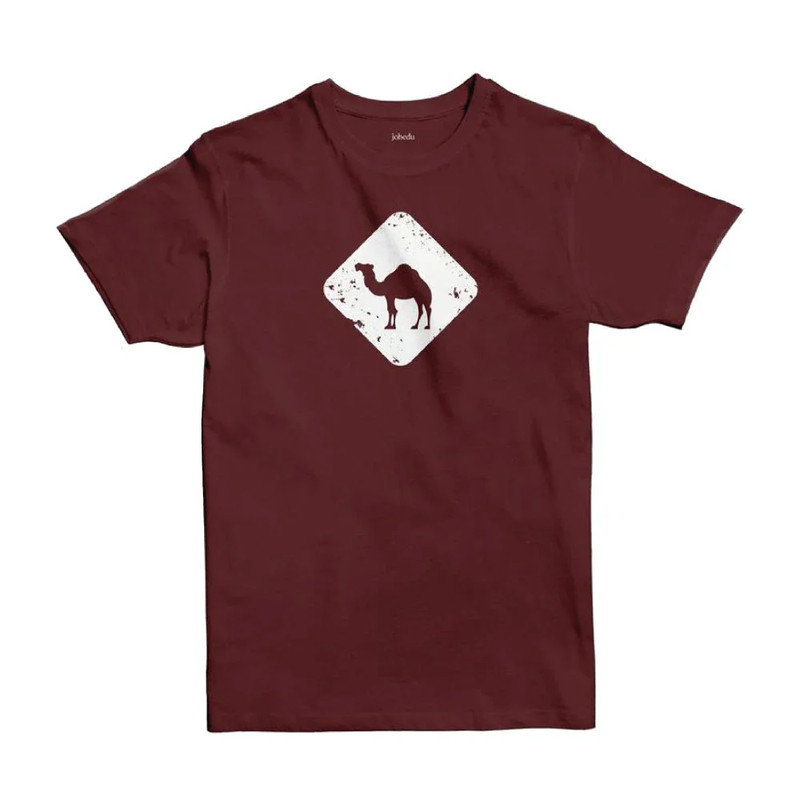 Jobedu Logo T-Shirt - تي-شيرت - Size:Large - Color:Maroon